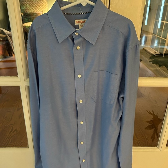 🌿Kayne boys blue button-down shirt, size 16🌿 - Picture 6 of 8
